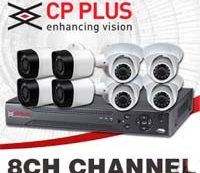 Kit de caméra de surveillance pour vidéosurveillance: CP-PLUS 8CH 1,3 mégapixel