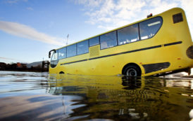 Des autobus amphibies rouleront et vogueront prochainement à Moscou