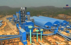 Côte d’Ivoire : Construction de l’usine de fabrication de ciment du groupe DANGOTE, 800 emplois directs annoncés